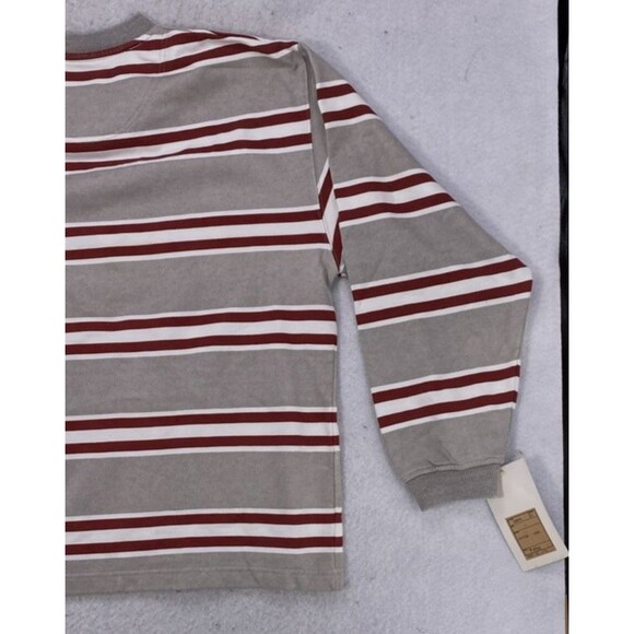 Bear SURF Boards Size Large Sweat Shirt Stripes Logo 1990's  Vintage Y2K FLAWS - Picture 13 of 15